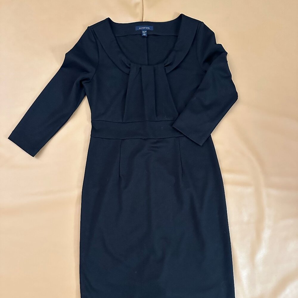 Lands End Black Dress Size XS/P